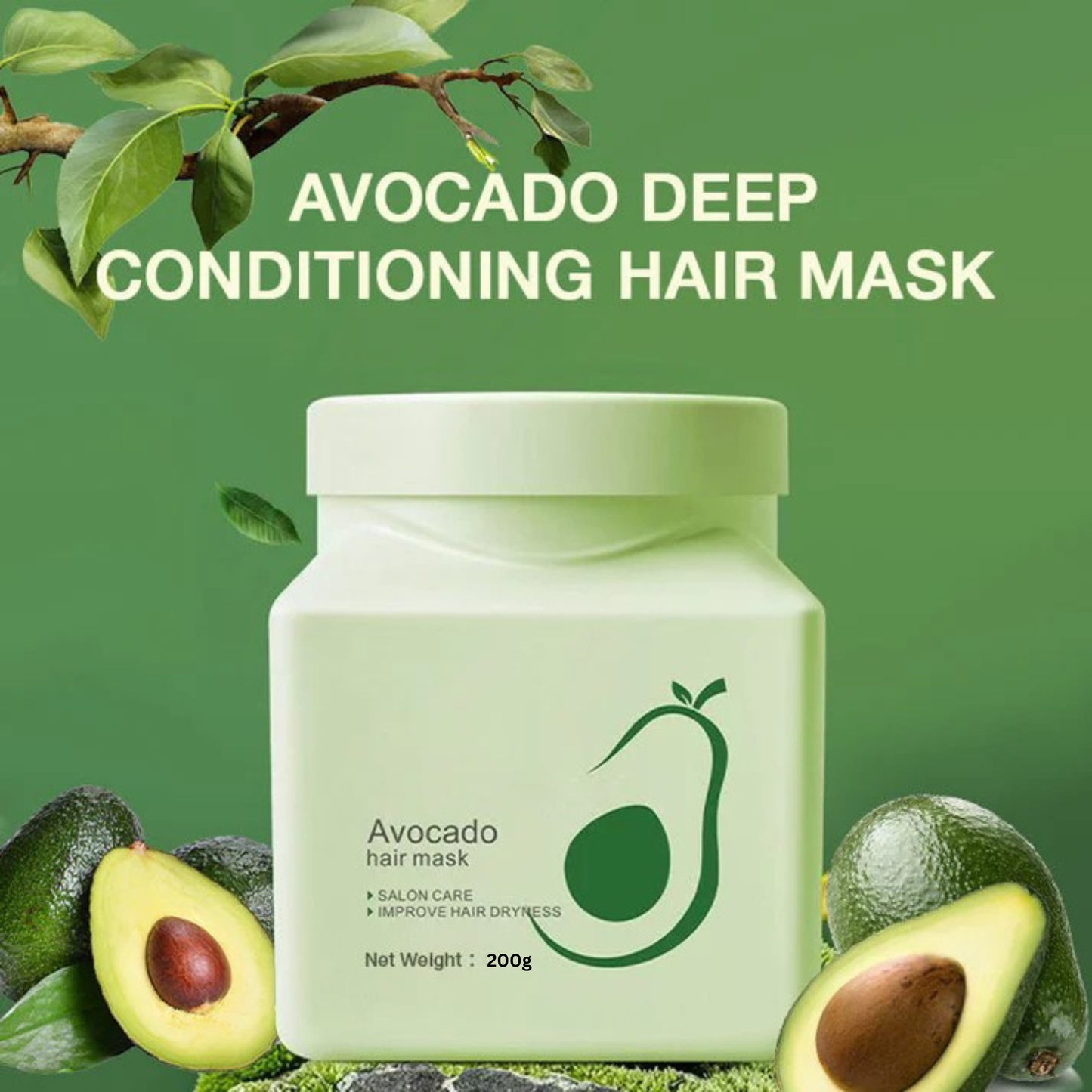 🏆✨ 50% off for a limited time🔥avocado hair mask for intensive care🔥 buy 1 get 1 free! 🔥