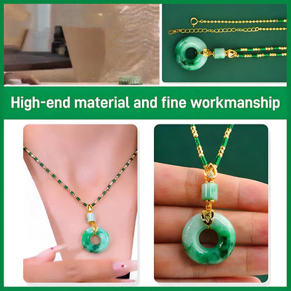 Hetian Jade Prayer Peace Buckle