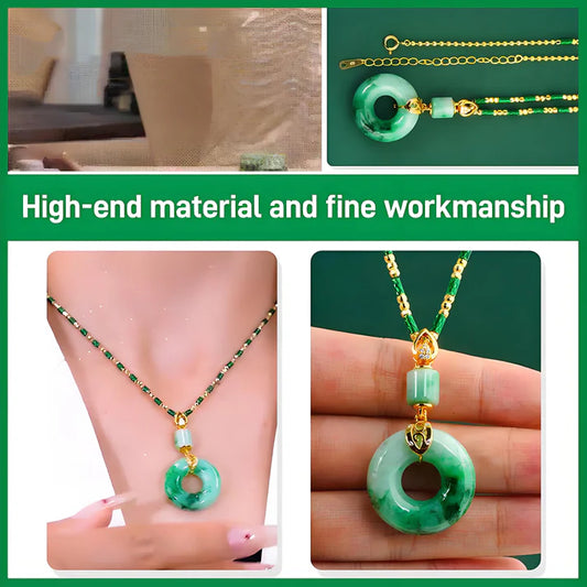 Hetian Jade Prayer Peace Buckle