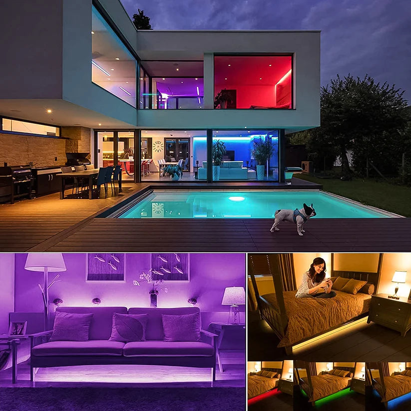 3m rgb led strip lights, led mood lights (1 set)