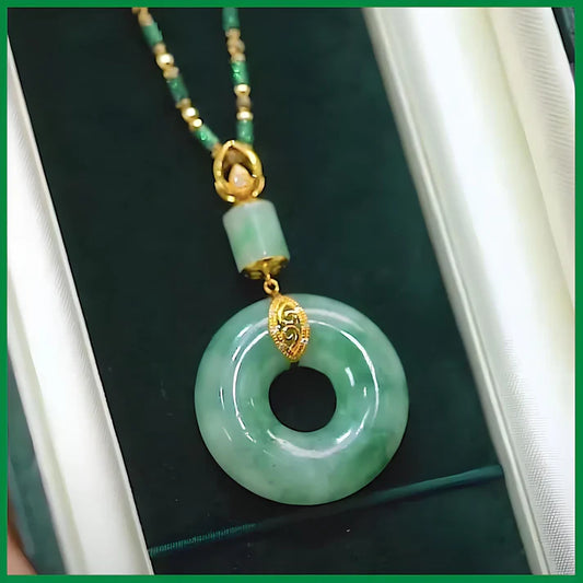 Hetian Jade Prayer Peace Buckle