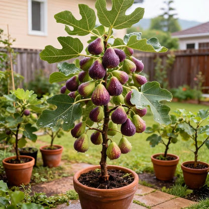 🏆65K+ SOLD!🌿Brown Turkey Fig Seeds – America's Favorite Fig for Patio & Container Gardening! Easy to Grow, Sweet Harvest.🌱BUY 1 GET 1 FREE! 🌱