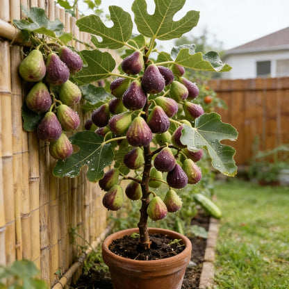 🏆65K+ SOLD!🌿Brown Turkey Fig Seeds – America's Favorite Fig for Patio & Container Gardening! Easy to Grow, Sweet Harvest.🌱BUY 1 GET 1 FREE! 🌱