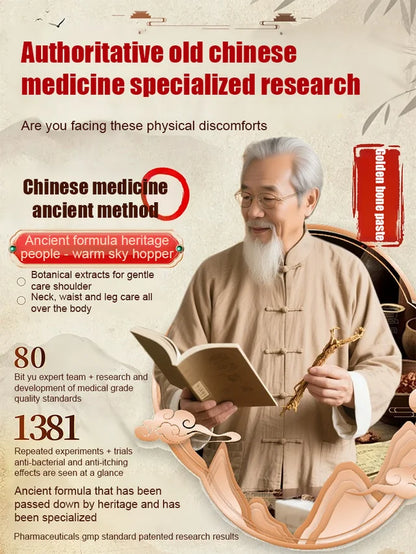 🔥Hot Sale 50% Off🔥Targeted Knee health research Tibetan Secret Golden Bone Plaster Everyday pain relief🔥BUY 1 GET 1 FREE! 🔥