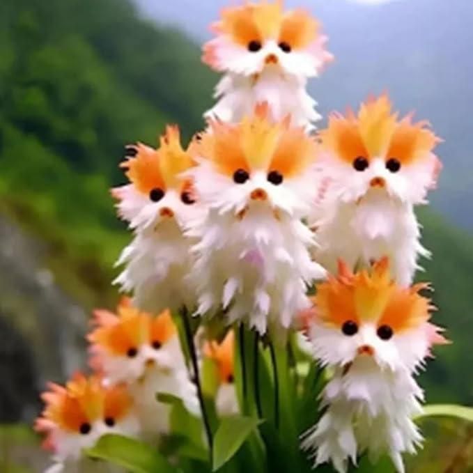 🌱awesome plants! 🐱💐dazzling cat's eye flower and free organic pot mix 100 grams