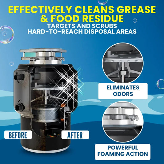 LemonBlast Yellow Bubble Tablets – Odor Eliminator + Blockage Remover (Buy 12 Get 12 FREE)