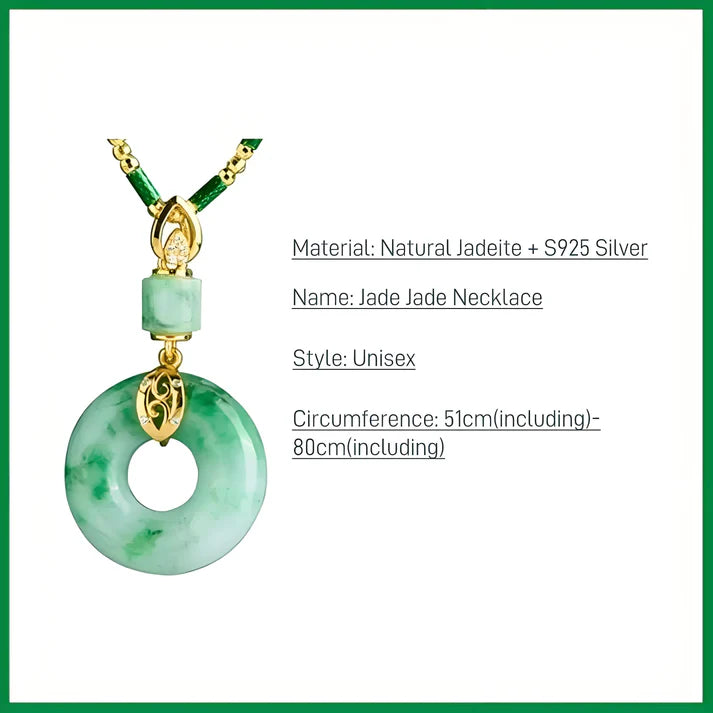 hetian jade prayer peace buckle