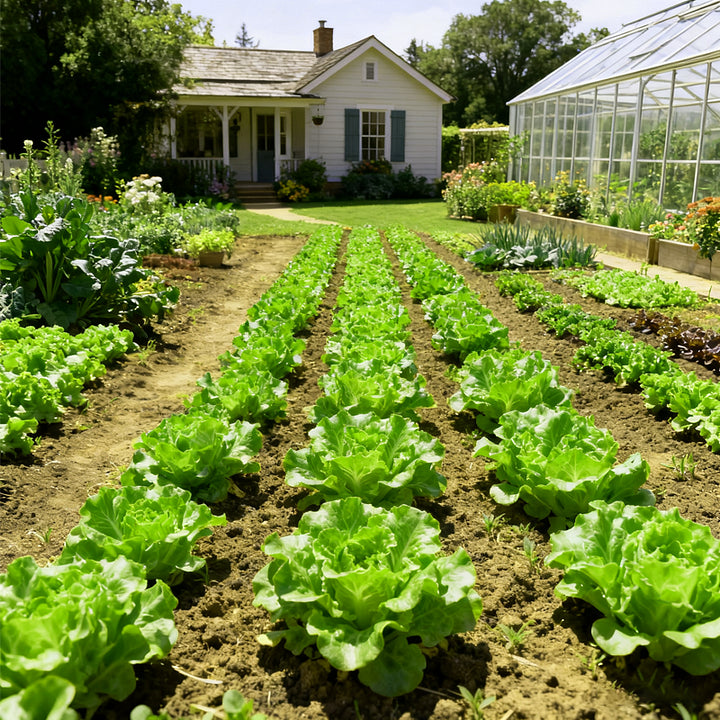🌿 all season italian lettuce seeds 🌿🌟 free organic pot mix 100 grams