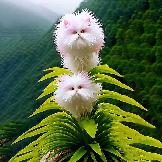 🌱Awesome Plants! 🐱💐Dazzling Cat's Eye Flower and Free Organic Pot Mix 100 Grams