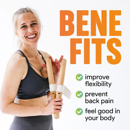 🔥Hot Sale 50% Off🔥💥FlexiBuddy Pro Wooden Pedal Puller💥Easy-stretching for better flexibility & less back pain🔥