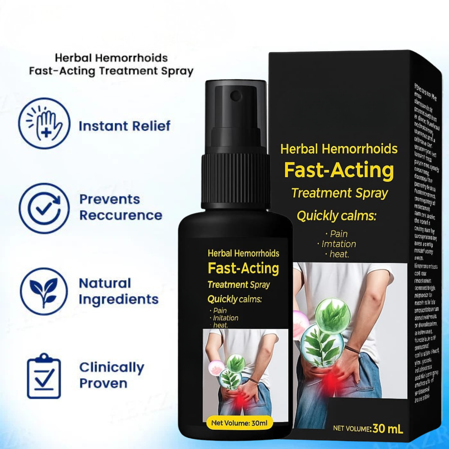 🔥hot sale 50% off🔥🌿herbal hemorrhoids fast-acting treatment spray - 7 days to a happy , pain-free 🔥 buy 1 get 1 free! 🔥