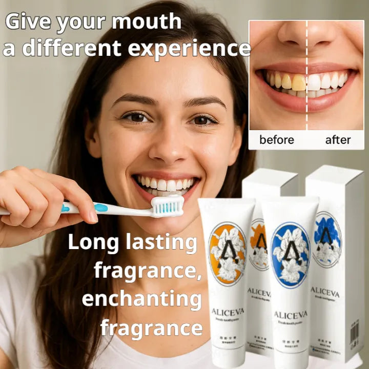 🔥 buy 1 get 1 free! 🔥long lasting perfume toothpaste fresh breath toothpaste gum care and whitening toothpaste