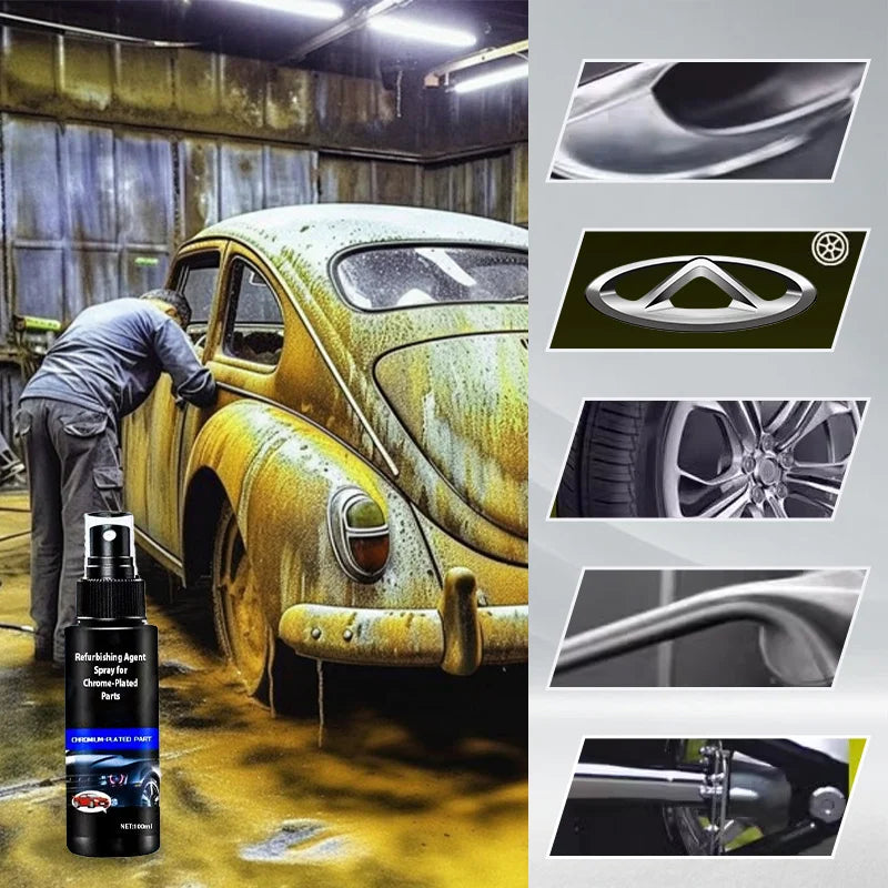 🔥 last day -buy 1 get 1 free 🔥refurbishing agent spray for chrome-plated parts