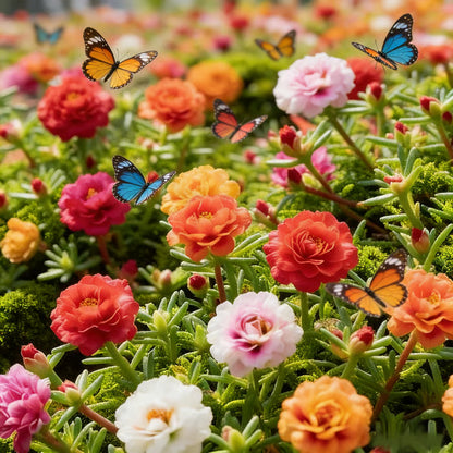 🌸Mixed Color Rainbow Rose Seeds – 🌿Perennial Flower Seeds / Large Flowers / Easy to Grow🌸🔥 BUY 1 GET 1 FREE! 🔥