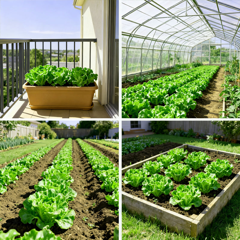 🌿 all season italian lettuce seeds 🌿🌟 free organic pot mix 100 grams